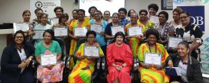 Dr Nur Bano (front row in red) with BAF training graduates (Photo - FILE)