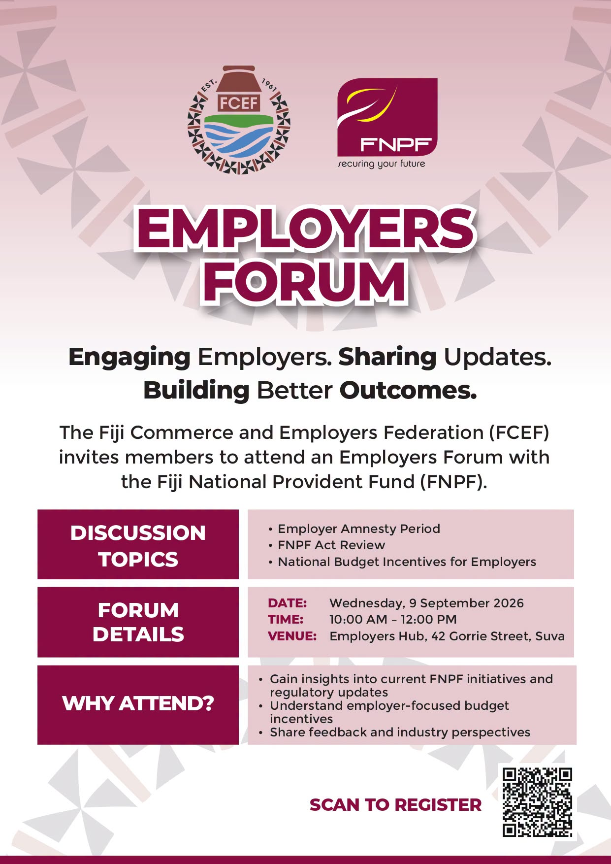 FCEF Member Forums | Two important employer conversations
